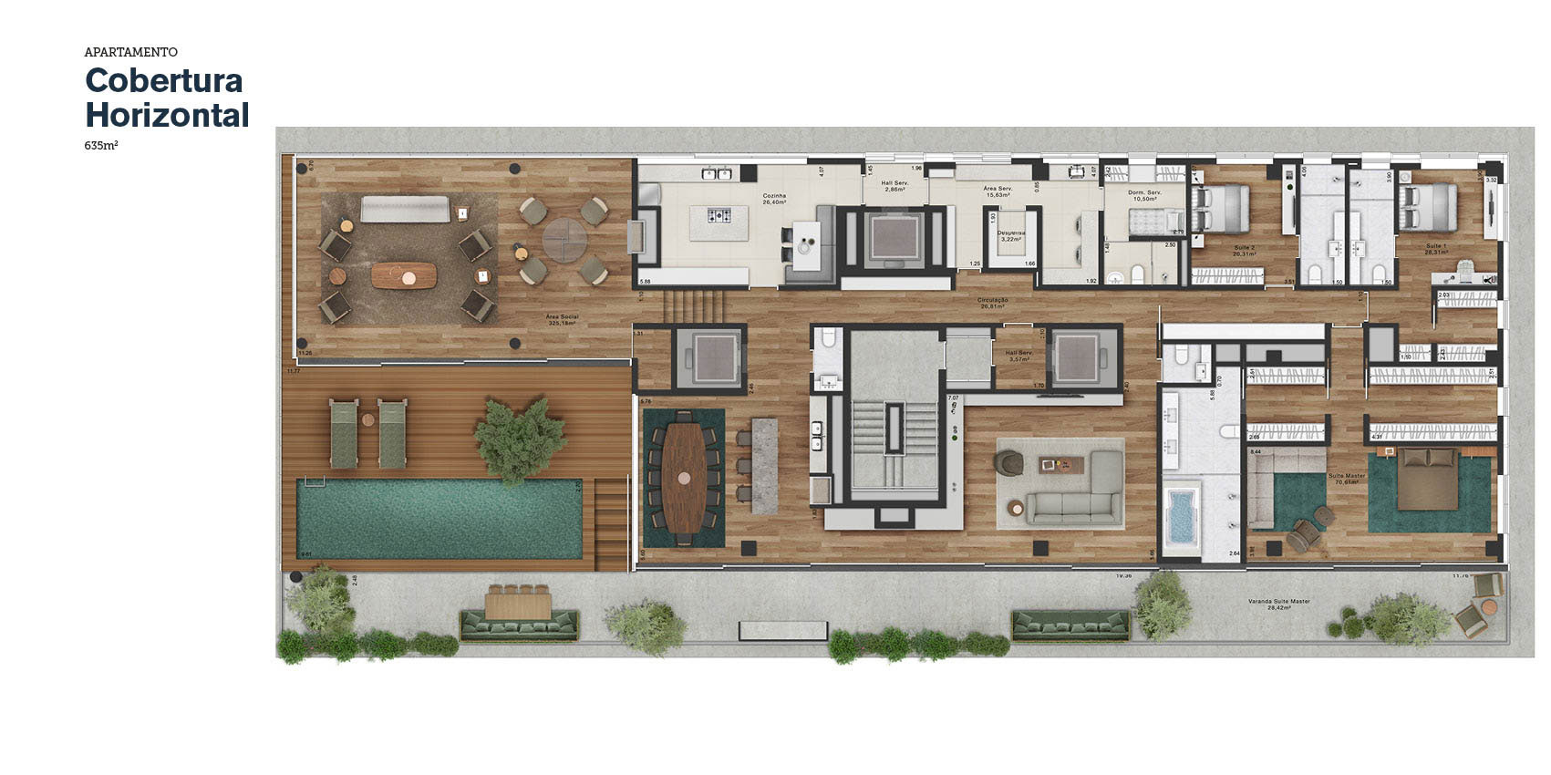 Novo studio flat no coração financeiro de Santa Maria